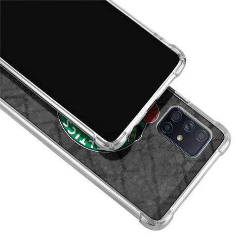 NBA Boston Celtics Dark Rust Galaxy A51 5G Clear Case