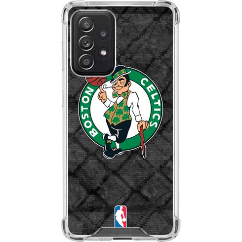 NBA Boston Celtics Dark Rust Galaxy A52 5G Clear Case