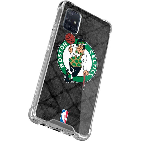 NBA Boston Celtics Dark Rust Galaxy A71 5G Clear Case