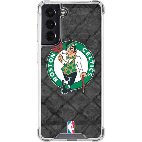 NBA Boston Celtics Dark Rust Galaxy S22 Clear Case