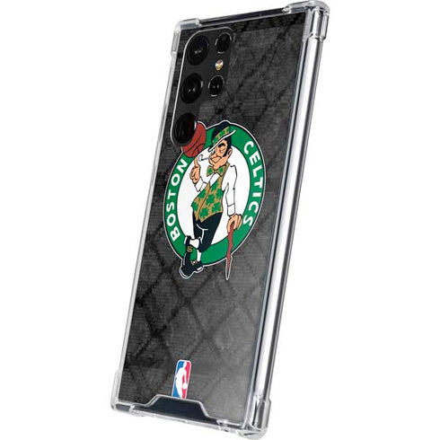 NBA Boston Celtics Dark Rust Galaxy S22 Ultra Clear Case
