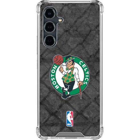 NBA Boston Celtics Dark Rust Galaxy S23 FE Clear Case