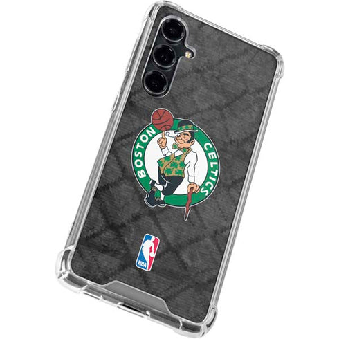 NBA Boston Celtics Dark Rust Galaxy S23 FE Clear Case