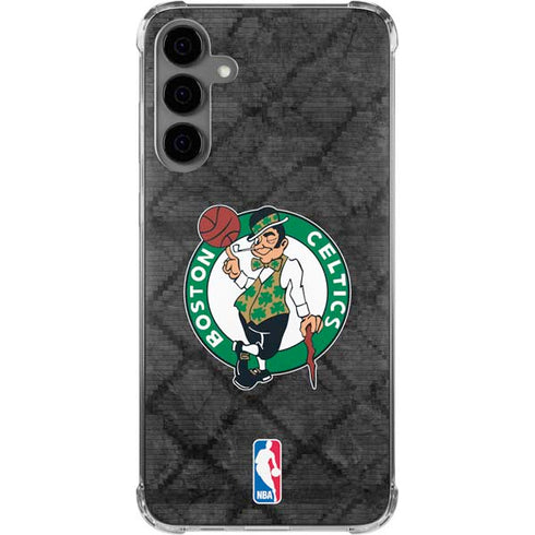 NBA Boston Celtics Dark Rust Galaxy S24 Plus Clear Case