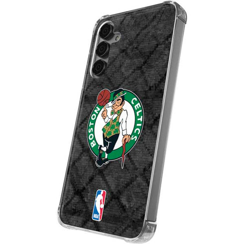 NBA Boston Celtics Dark Rust Galaxy S24 Plus Clear Case