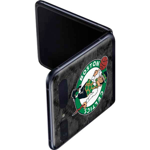 NBA Boston Celtics Dark Rust Galaxy Z Flip Skin