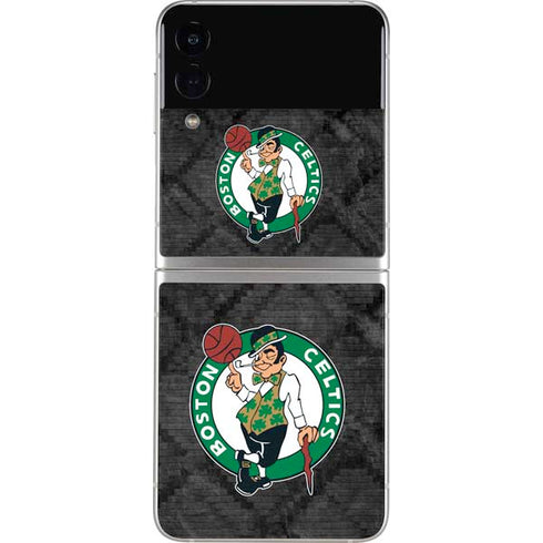 NBA Boston Celtics Dark Rust Galaxy Z Flip3 5G Skin