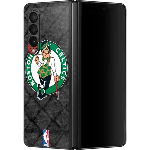 NBA Boston Celtics Dark Rust Galaxy Z Fold3 5G Skin