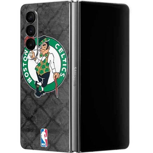 NBA Boston Celtics Dark Rust Galaxy Z Fold4 5G Skin