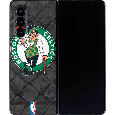 NBA Boston Celtics Dark Rust Galaxy Z Fold4 5G Skin