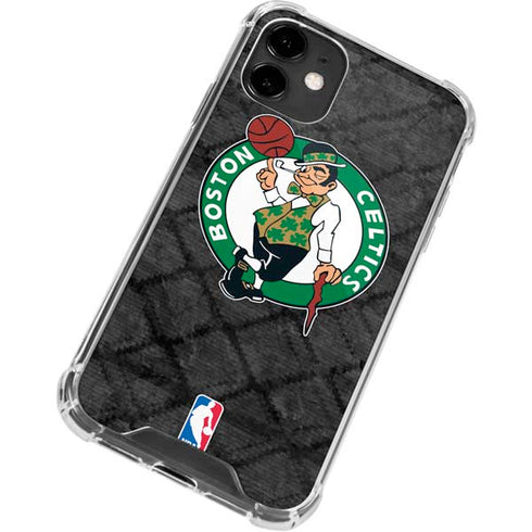 NBA Boston Celtics Dark Rust iPhone 12 Mini Clear Case