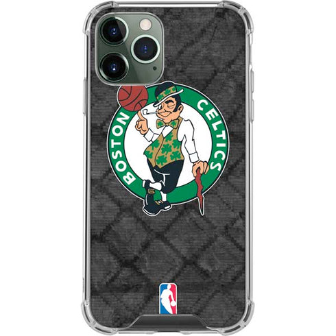NBA Boston Celtics Dark Rust iPhone 12 Pro Clear Case