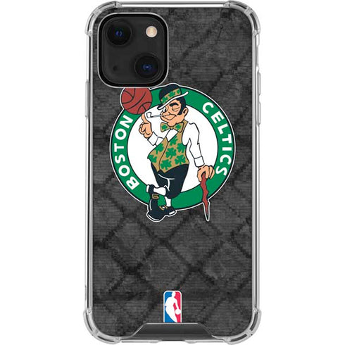 NBA Boston Celtics Dark Rust iPhone 13 Mini Clear Case