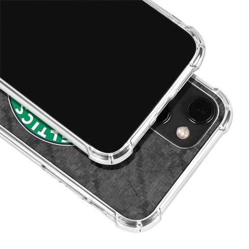 NBA Boston Celtics Dark Rust iPhone 13 Mini Clear Case