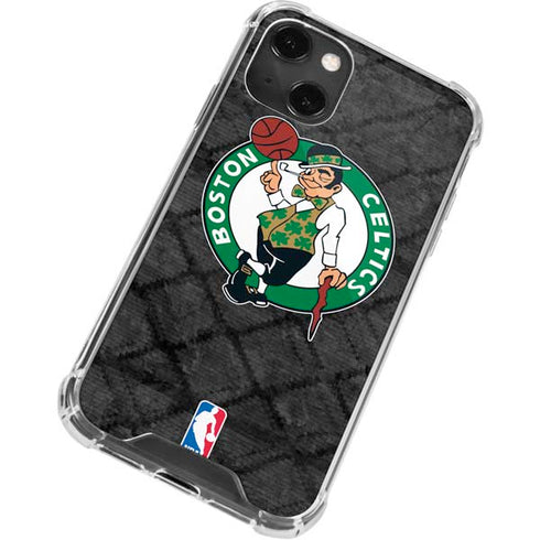 NBA Boston Celtics Dark Rust iPhone 13 Mini Clear Case