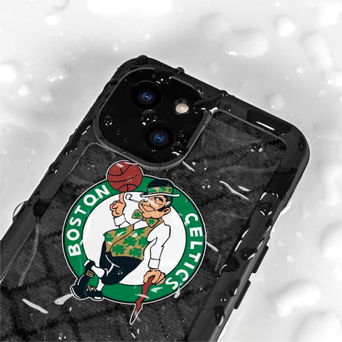 NBA Boston Celtics Dark Rust iPhone 13 Mini Waterproof Case