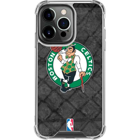 NBA Boston Celtics Dark Rust iPhone 13 Pro Clear Case