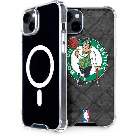 NBA Boston Celtics Dark Rust iPhone 15 MagSafe Case