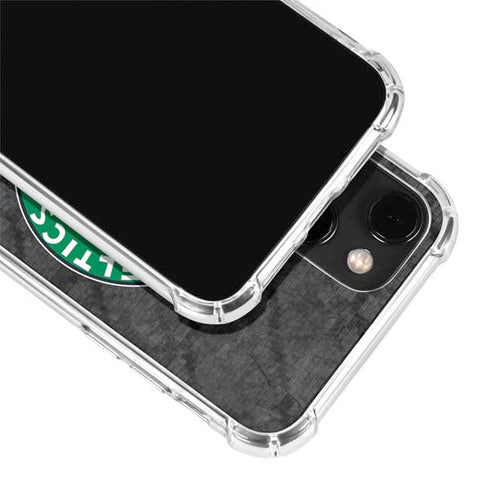 NBA Boston Celtics Dark Rust iPhone 15 Plus Clear Case