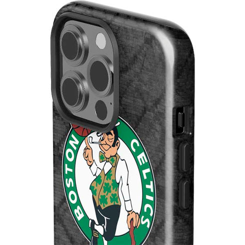 NBA Boston Celtics Dark Rust iPhone 15 Pro Impact Case