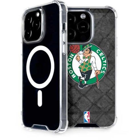 NBA Boston Celtics Dark Rust iPhone 15 Pro MagSafe Case