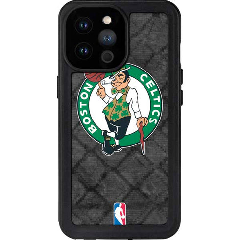 NBA Boston Celtics Dark Rust iPhone 14 Pro Max Waterproof Case