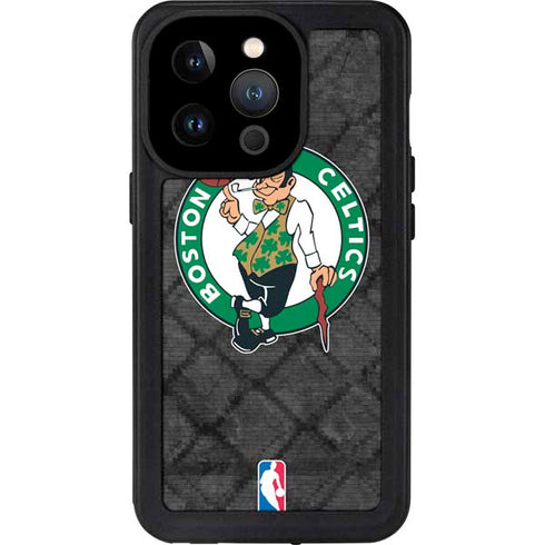 NBA Boston Celtics Dark Rust iPhone 14 Pro Waterproof Case