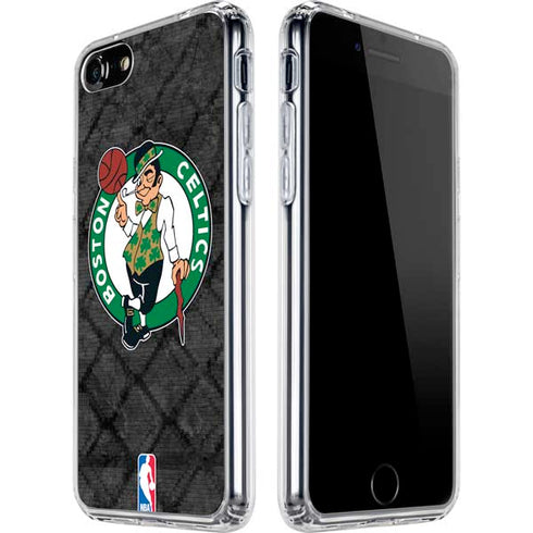 NBA Boston Celtics Dark Rust iPhone SE (2nd & 3rd Gen) Clear Case