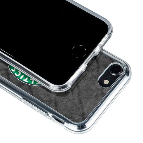 NBA Boston Celtics Dark Rust iPhone SE (2nd & 3rd Gen) Clear Case