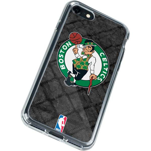 NBA Boston Celtics Dark Rust iPhone SE (2nd & 3rd Gen) Clear Case