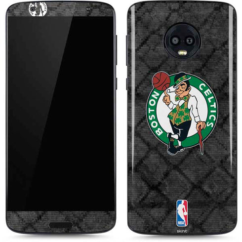 NBA Boston Celtics Dark Rust Moto G6 Skin