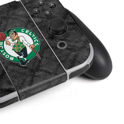 NBA Boston Celtics Dark Rust Nintendo Switch OLED (2021) Skin