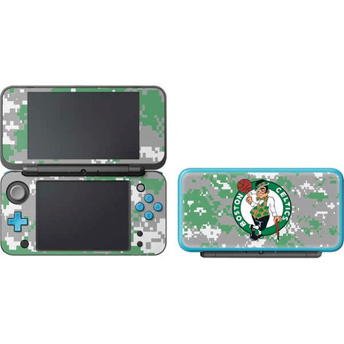 NBA Boston Celtics Digi Camo Nintendo 2DS XL (2017) Skin