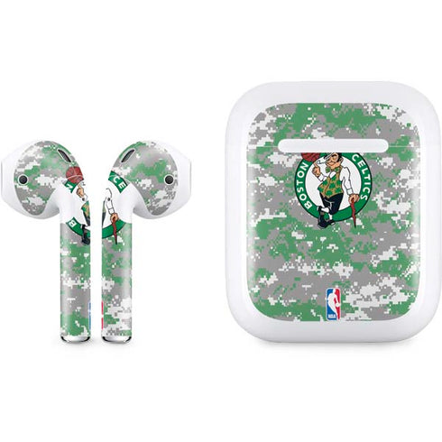 NBA Boston Celtics Digi Camo Apple AirPods Skin