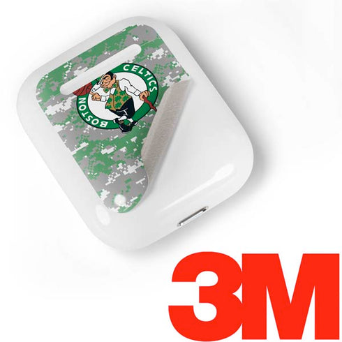 NBA Boston Celtics Digi Camo Apple AirPods Skin