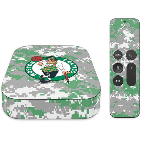 NBA Boston Celtics Digi Camo Apple TV Skin