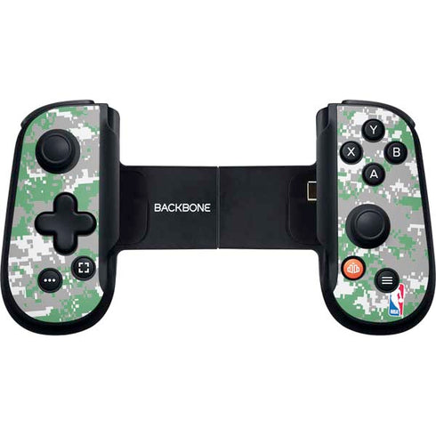 NBA Boston Celtics Digi Camo Backbone One for iPhone Game Controller Skin