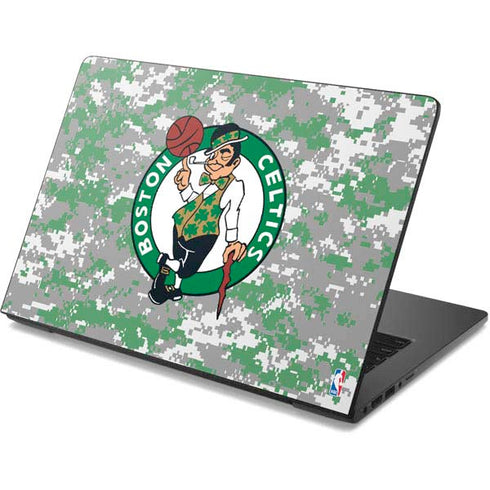 NBA Boston Celtics Digi Camo Dell Chromebook Skin