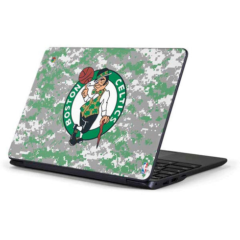 NBA Boston Celtics Digi Camo Samsung Chromebook Skin