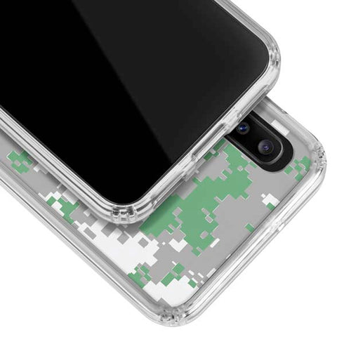NBA Boston Celtics Digi Camo Galaxy A20 Clear Case