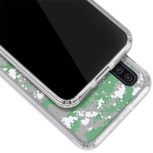NBA Boston Celtics Digi Camo Galaxy A50 Clear Case