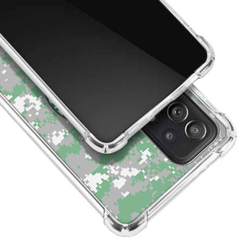 NBA Boston Celtics Digi Camo Galaxy A52 5G Clear Case