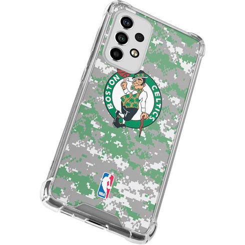 NBA Boston Celtics Digi Camo Galaxy A53 5G Clear Case