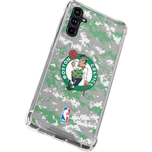 NBA Boston Celtics Digi Camo Galaxy A54 5G Clear Case