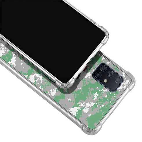 NBA Boston Celtics Digi Camo Galaxy A71 5G Clear Case