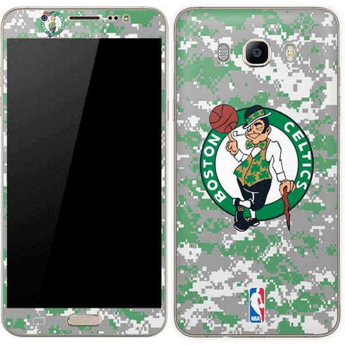NBA Boston Celtics Digi Camo Galaxy J7 Skin