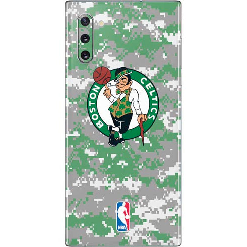 NBA Boston Celtics Digi Camo Galaxy Note 10 Skin