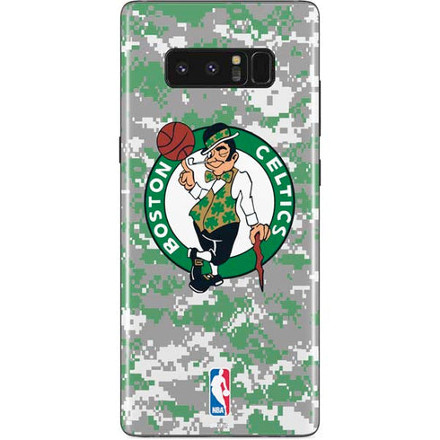 NBA Boston Celtics Digi Camo Galaxy Note 8 Skin