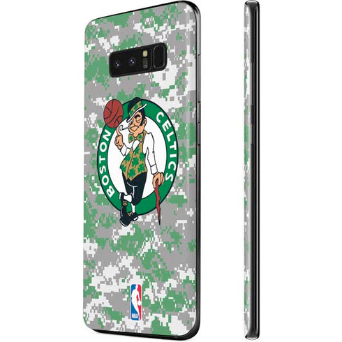 NBA Boston Celtics Digi Camo Galaxy Note 8 Skin