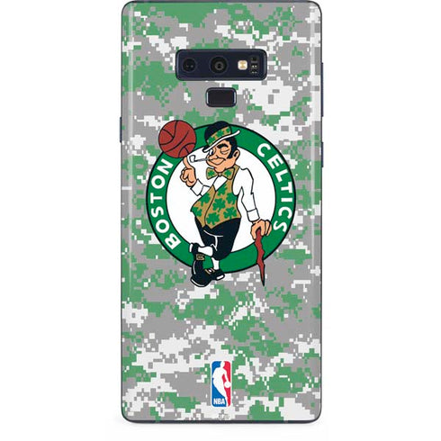 NBA Boston Celtics Digi Camo Galaxy Note 9 Skin